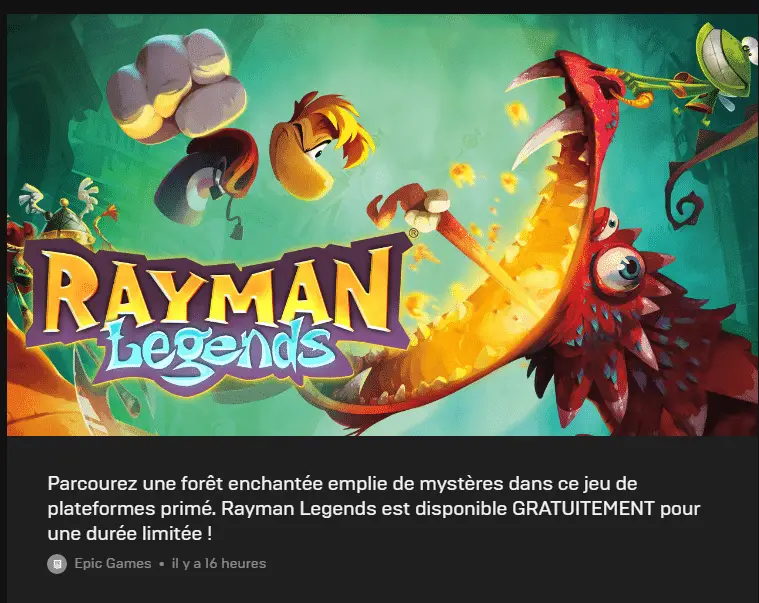 Rayman Legends Gratuit